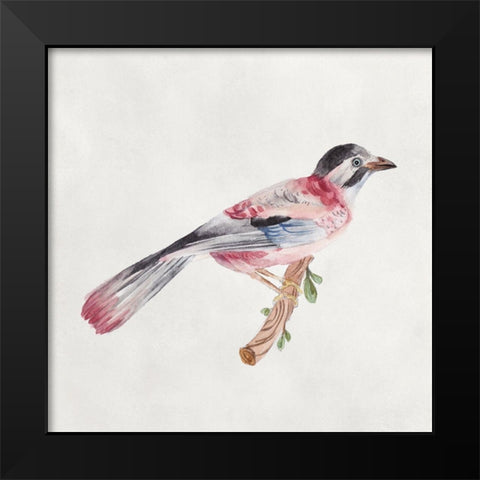 Bird Sketch I Black Modern Wood Framed Art Print by Wang, Melissa