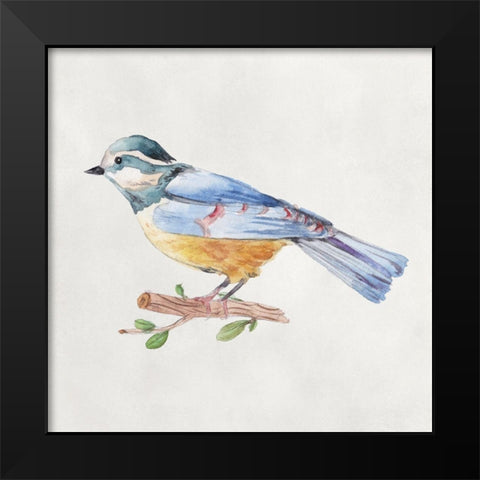 Bird Sketch V Black Modern Wood Framed Art Print by Wang, Melissa