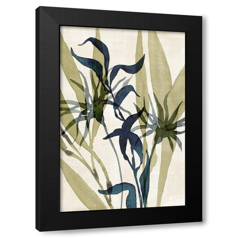 Glassy Depths II Black Modern Wood Framed Art Print by Warren, Annie