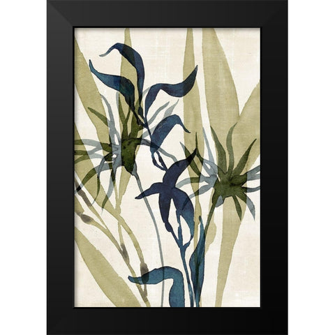 Glassy Depths II Black Modern Wood Framed Art Print by Warren, Annie