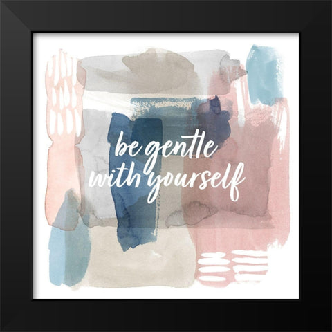 Calm Watercolor II Black Modern Wood Framed Art Print by Popp, Grace