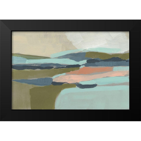 Pastel Plane I Black Modern Wood Framed Art Print by Goldberger, Jennifer