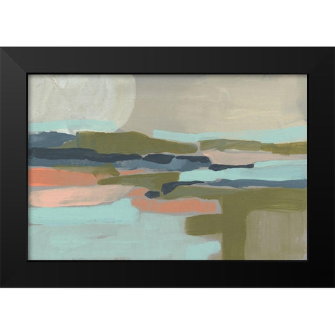 Pastel Plane II Black Modern Wood Framed Art Print by Goldberger, Jennifer