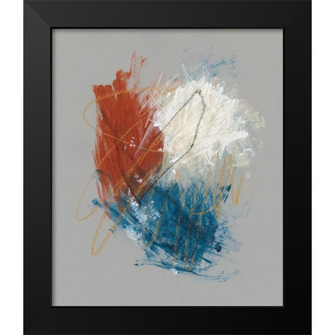 Primary Color Study I Black Modern Wood Framed Art Print by Stramel, Renee W.