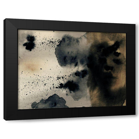 Ember II Black Modern Wood Framed Art Print with Double Matting by Barnes, Victoria