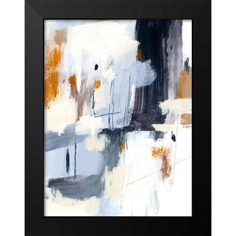 Variant I Black Modern Wood Framed Art Print by Barnes, Victoria