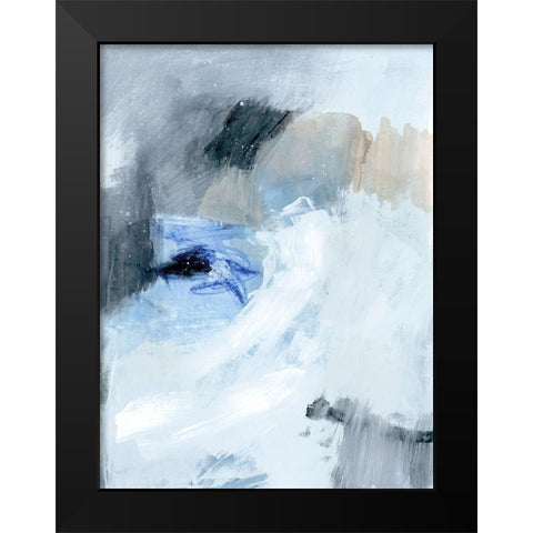 Welle I Black Modern Wood Framed Art Print by Barnes, Victoria