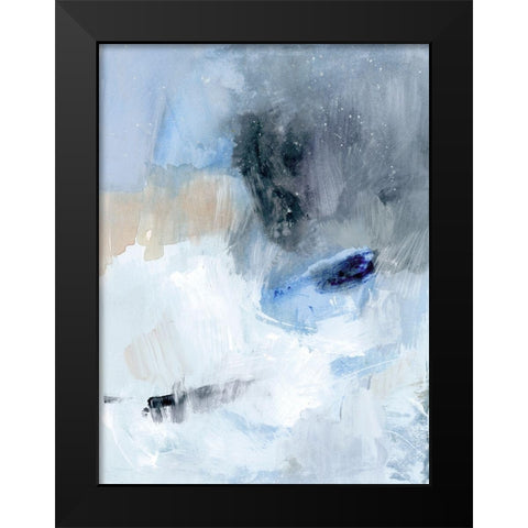 Welle II Black Modern Wood Framed Art Print by Barnes, Victoria