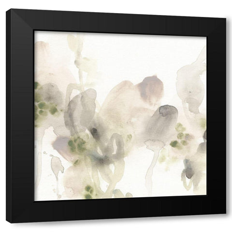Verdigris System I Black Modern Wood Framed Art Print by Vess, June Erica