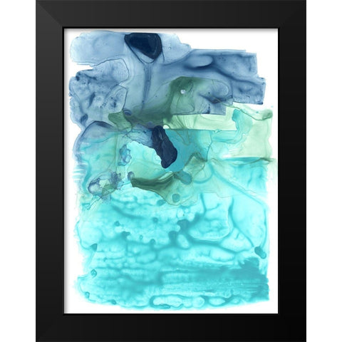 Water Weaver I Black Modern Wood Framed Art Print by Vess, June Erica