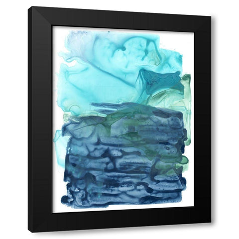 Water Weaver II Black Modern Wood Framed Art Print by Vess, June Erica