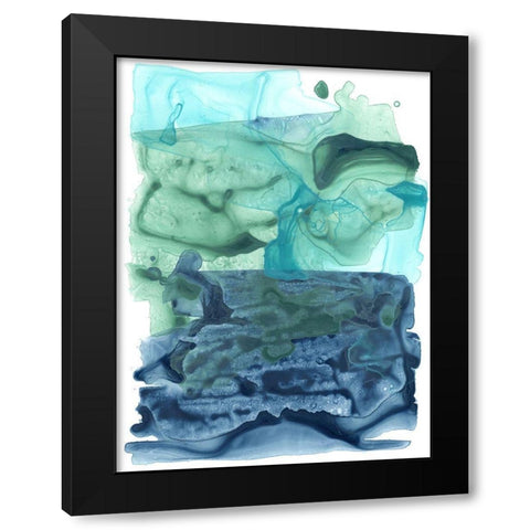 Water Weaver III Black Modern Wood Framed Art Print with Double Matting by Vess, June Erica