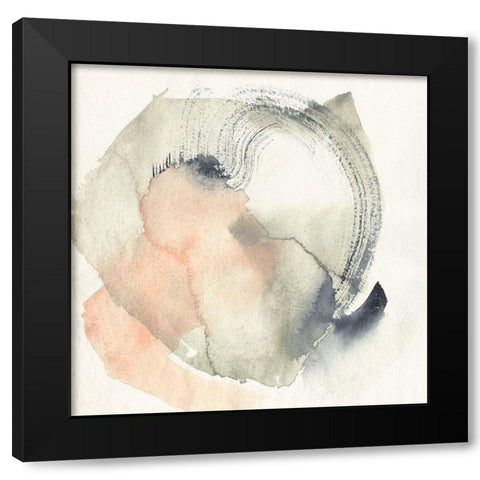 Circum I Black Modern Wood Framed Art Print with Double Matting by Goldberger, Jennifer