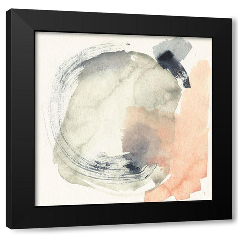 Circum II Black Modern Wood Framed Art Print with Double Matting by Goldberger, Jennifer