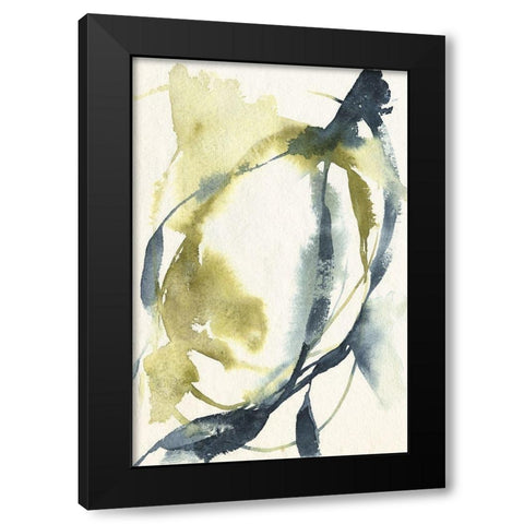 Unwinding I Black Modern Wood Framed Art Print with Double Matting by Goldberger, Jennifer