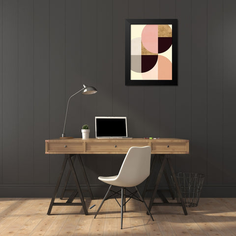 Wonder Wheels I Black Modern Wood Framed Art Print by Warren, Annie