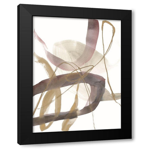 A Hint of Plum I Black Modern Wood Framed Art Print by Goldberger, Jennifer