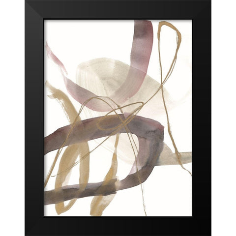 A Hint of Plum I Black Modern Wood Framed Art Print by Goldberger, Jennifer