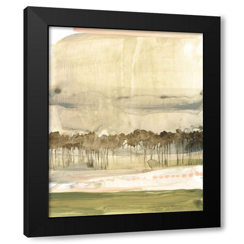 Umber Canopy I Black Modern Wood Framed Art Print with Double Matting by Goldberger, Jennifer