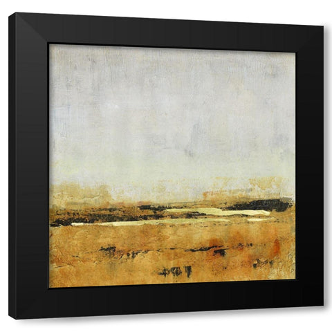 Gold Horizon I Black Modern Wood Framed Art Print by OToole, Tim