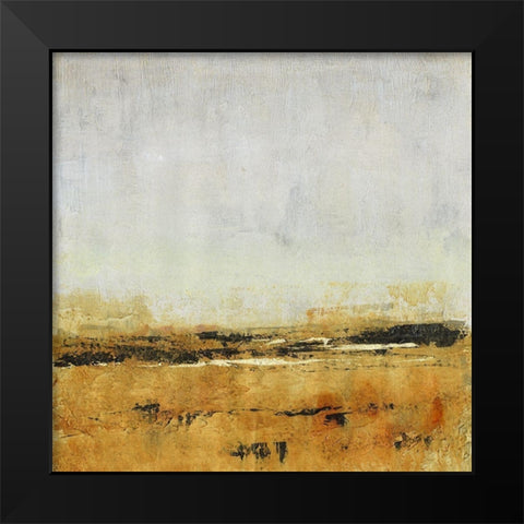 Gold Horizon I Black Modern Wood Framed Art Print by OToole, Tim