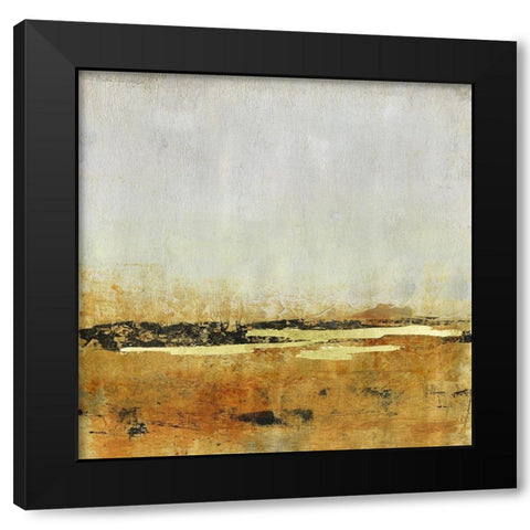 Gold Horizon II Black Modern Wood Framed Art Print by OToole, Tim