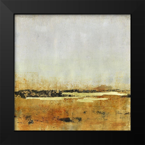 Gold Horizon II Black Modern Wood Framed Art Print by OToole, Tim