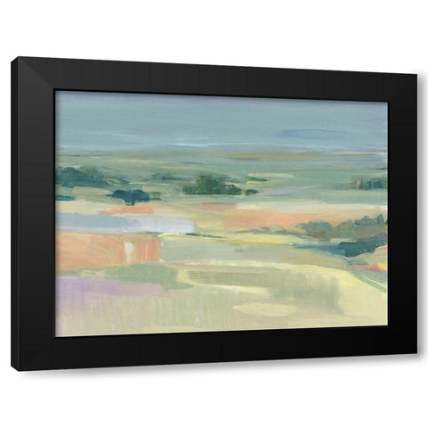 Soft Terrain II Black Modern Wood Framed Art Print with Double Matting by OToole, Tim