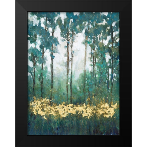 Glow in the Forest I Black Modern Wood Framed Art Print by OToole, Tim