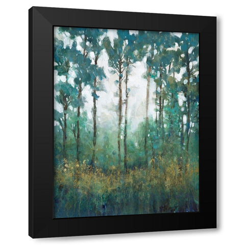 Glow in the Forest I Black Modern Wood Framed Art Print with Double Matting by OToole, Tim