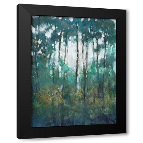 Glow in the Forest II Black Modern Wood Framed Art Print with Double Matting by OToole, Tim