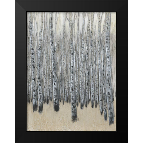 Custom Neutral Aspen II Black Modern Wood Framed Art Print by OToole, Tim