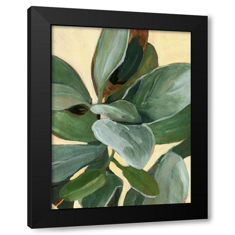 Custom Plant Study I Black Modern Wood Framed Art Print by Warren, Annie