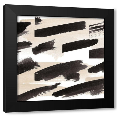 Above Fields I Black Modern Wood Framed Art Print by Wang, Melissa