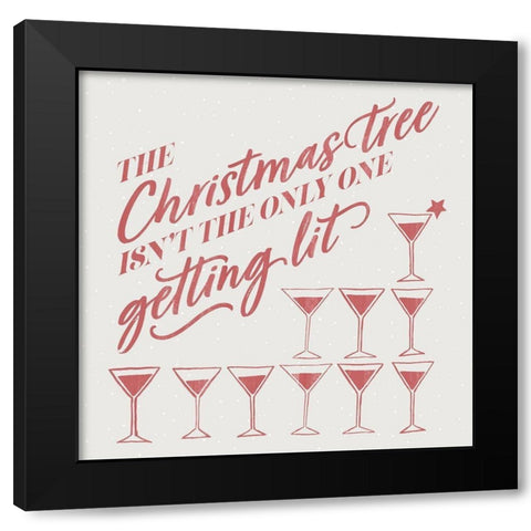 Holiday Party I Black Modern Wood Framed Art Print by Popp, Grace