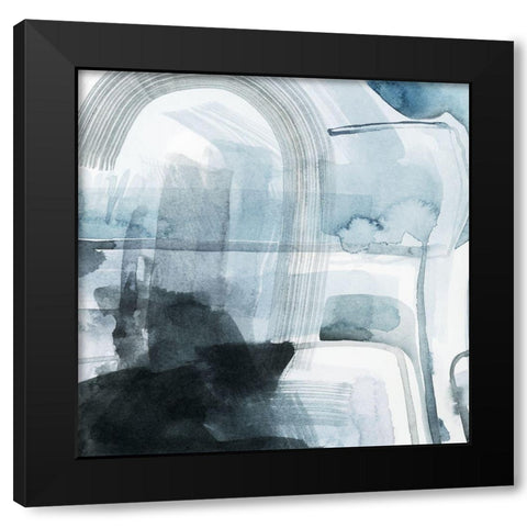 Storm Arches I Black Modern Wood Framed Art Print with Double Matting by Popp, Grace