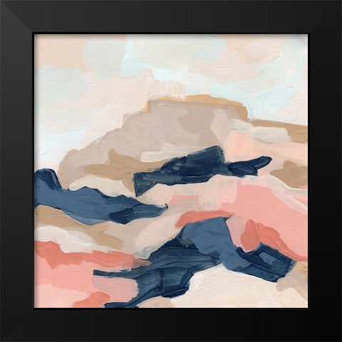 Dappled Mesa II Black Modern Wood Framed Art Print by Vess, June Erica