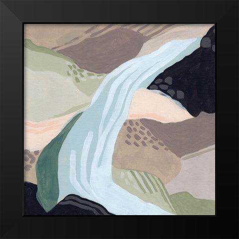 River Bow II Black Modern Wood Framed Art Print by Vess, June Erica