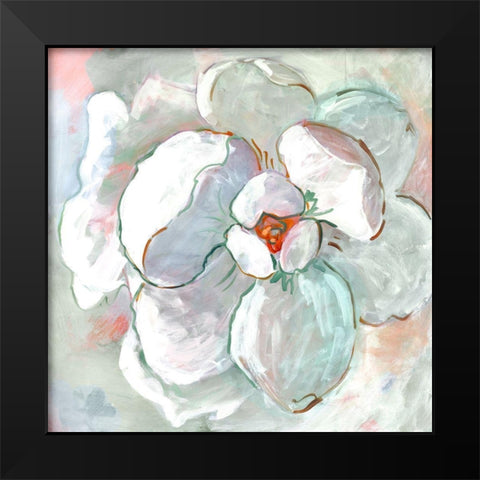 Contemporary Floral I Black Modern Wood Framed Art Print by Riger, Sue
