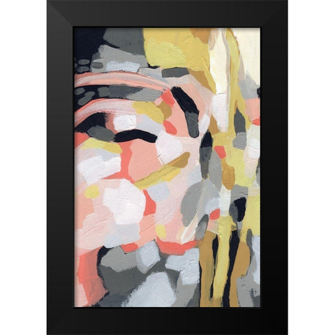 Fortune Current I Black Modern Wood Framed Art Print by Vess, June Erica