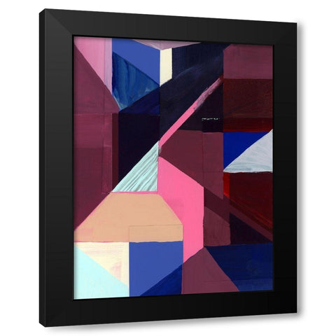 Royals II Black Modern Wood Framed Art Print with Double Matting by Cartissi