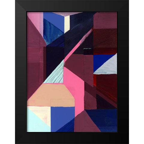 Royals II Black Modern Wood Framed Art Print by Cartissi