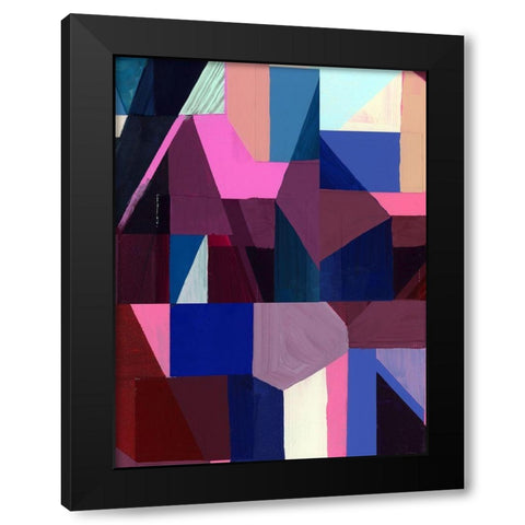 Royals III Black Modern Wood Framed Art Print with Double Matting by Cartissi