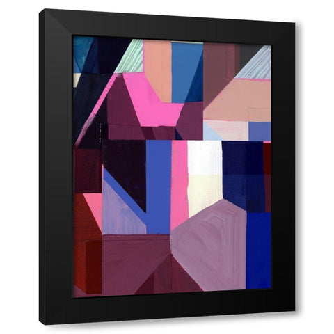 Royals IV Black Modern Wood Framed Art Print by Cartissi