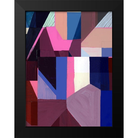 Royals IV Black Modern Wood Framed Art Print by Cartissi