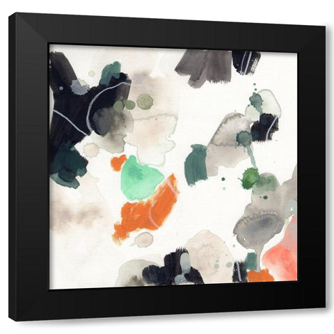 Terra Tone I Black Modern Wood Framed Art Print with Double Matting by Vess, June Erica