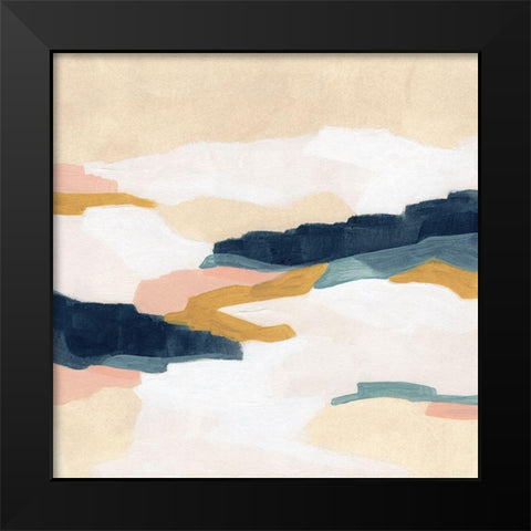 Dusk Plains II Black Modern Wood Framed Art Print by Vess, June Erica