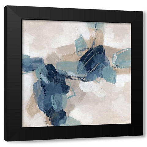 Blues Chorus I Black Modern Wood Framed Art Print by Vess, June Erica