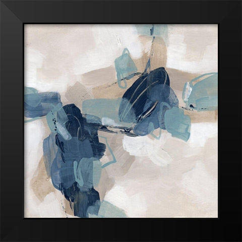 Blues Chorus I Black Modern Wood Framed Art Print by Vess, June Erica