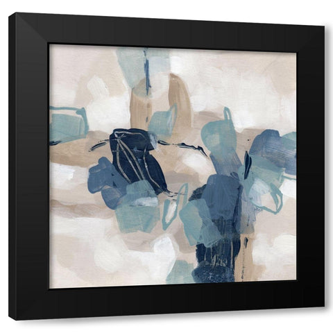 Blues Chorus II Black Modern Wood Framed Art Print with Double Matting by Vess, June Erica